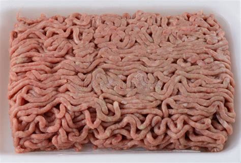 Raw hamburger meat stock image. Image of texture, packaging - 82107163