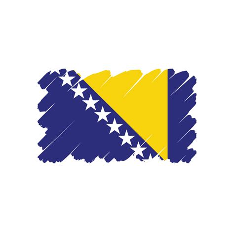 Bosnia flag vector 4943331 Vector Art at Vecteezy