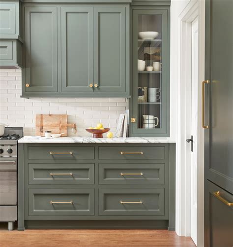 Green Kitchen Cabinets | LaptrinhX