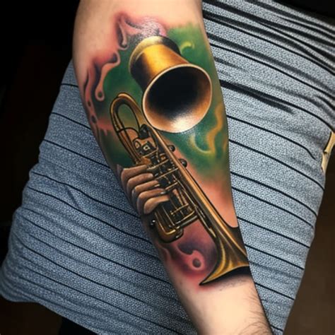 79 Trumpet Tattoo Ideas - TattooClue.com