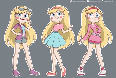 Star (outfits) by Amethyst-Ocean on DeviantArt | Star butterfly outfits ...