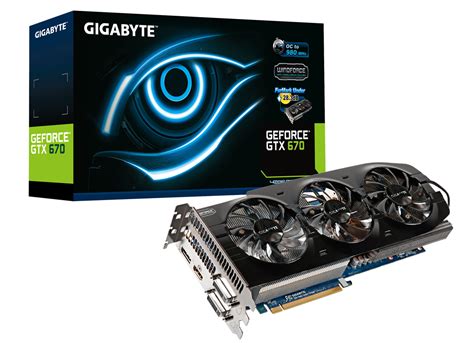 Gigabyte Introduces 4GB GeForce GTX 670 WindForce Series Graphic Cards