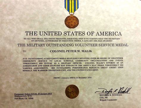 Police Officer and U.S. Army Colonel Peter Malik Recieves Military ...