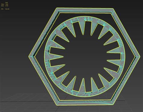 Star Wars First Order Symbol - 3D Model by Blackeveryday