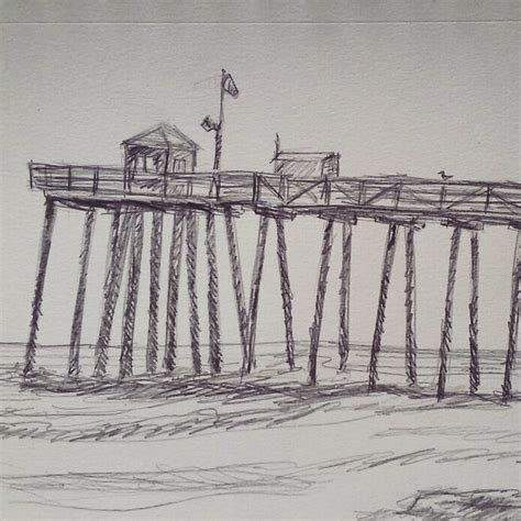 Pier Sketch at PaintingValley.com | Explore collection of Pier Sketch