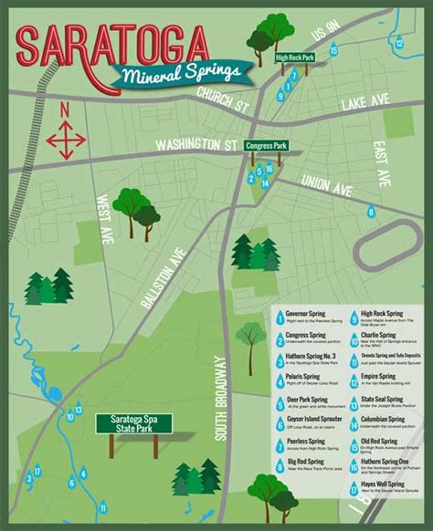 Saratoga Springs State Park Map – The World Map