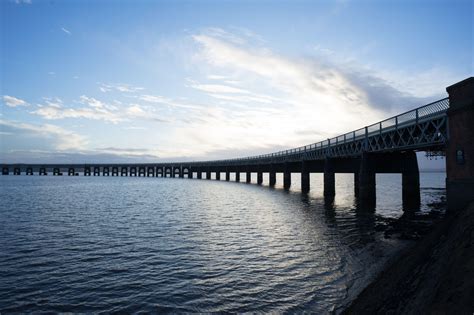 Tay rail bridge, Dundee. : Scotland