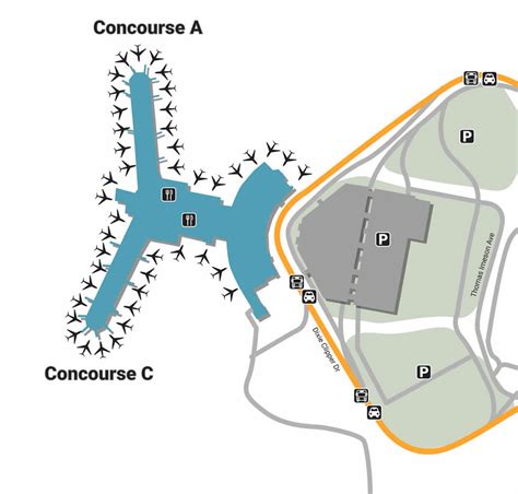 Jacksonville Airport Map