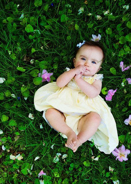 spring baby | Spring baby pictures, 6 month baby picture ideas, Spring baby