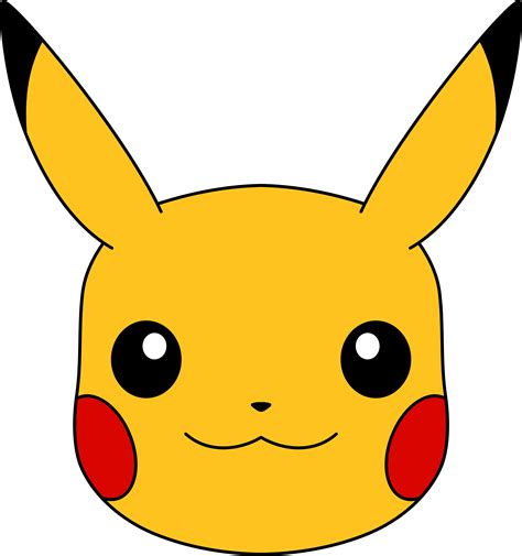 Pikachu Clipart Head - Face Of Pikachu - Png Download - Full Size ...