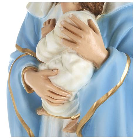 Statue of the Virgin Mary holding Baby Jesus in fibreglass | online ...