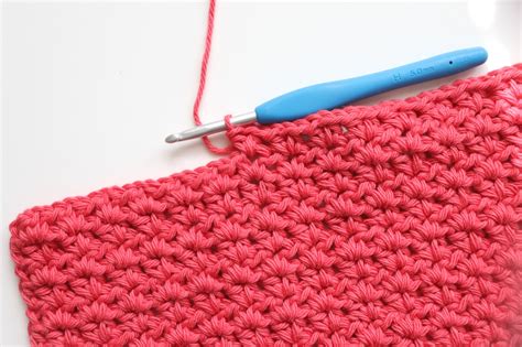 Pretty Half Double Crochet V-Stitch Washcloth Pattern for Beginners ...