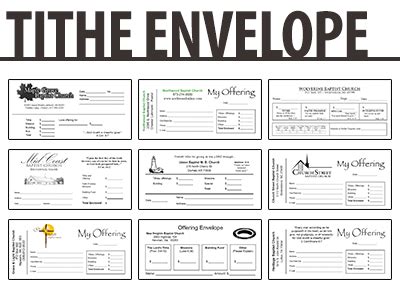 Tithe Envelopes - Calvary Publishing