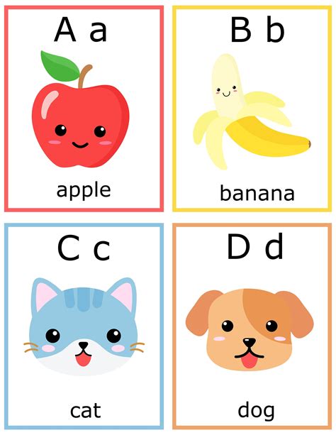 Alphabet Flash Cards Alphabet Flashcards Alphabet Worksheets | Images ...