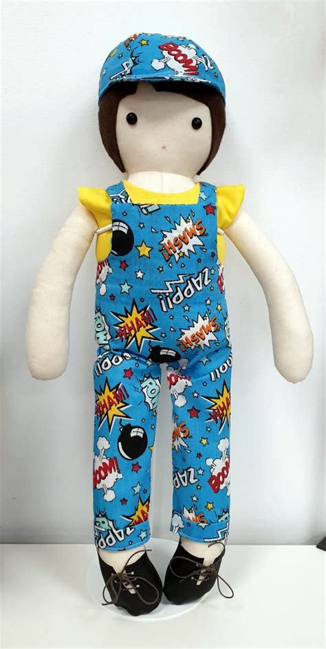 Boy Rag Doll UK - Personalised Male Rag Doll - Handmade In The UK