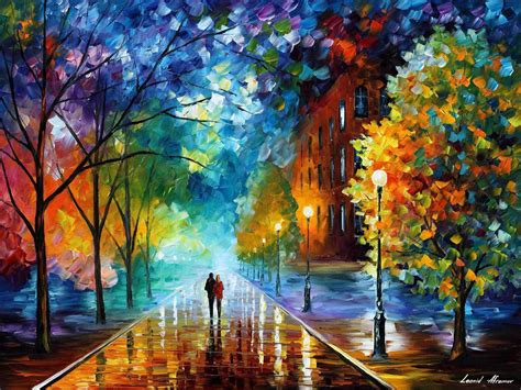 FRESHNESS OF COLD — PALETTE KNIFE Oil Painting On Canvas By Leonid ...