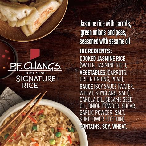 P.F. Chang's Home Menu Frozen Side, Signature Rice, 16 Oz - Buy Online ...