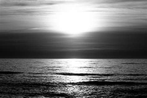 Black and White Sunset Photography by Patrycja Polechonska | Saatchi Art