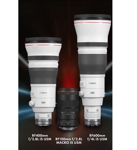 Canon launches its three new RF lenses - Technuter