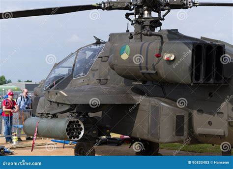 Apache combat helicopter editorial stock photo. Image of defence - 90833403