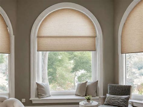 Custom Shade Designs for Arch Windows - Naka's Drapery LLC