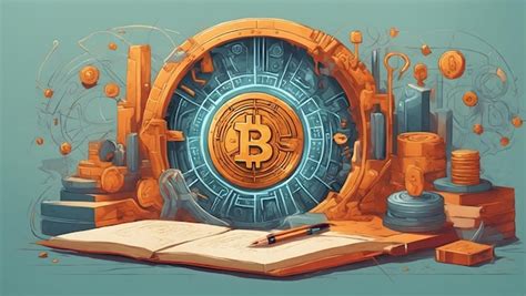 Premium AI Image | Flat illustration of Cryptography