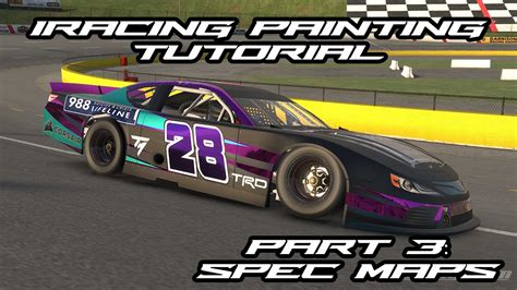 How to paint a car for iRacing using Photoshop - Part 3 - Spec Maps ...