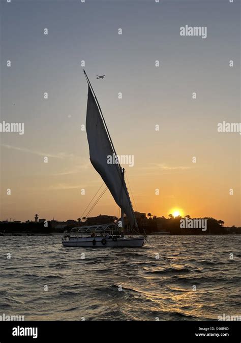 Nile river sunset, Cairo, Egypt Stock Photo - Alamy