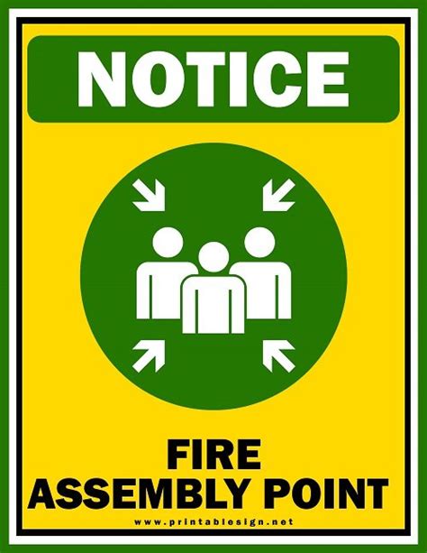 Fire Assembly Point Signs | FREE Download