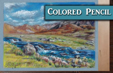 Colored Pencil Landscape Tutorial | Lachri Fine Art