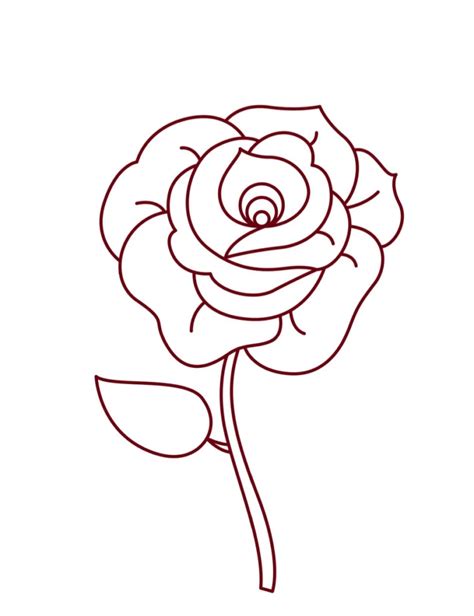 How To Draw A Rose Step By Step For Beginners