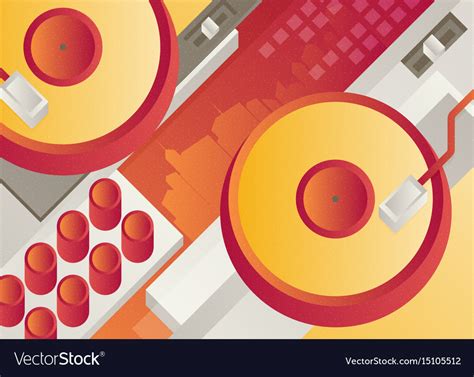 Designed modern dj music banner Royalty Free Vector Image