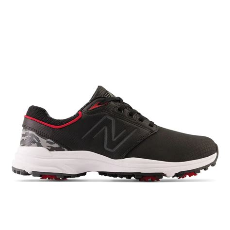 New Balance Brighton Spiked Golf Shoes - Black/Red | Free Shippin