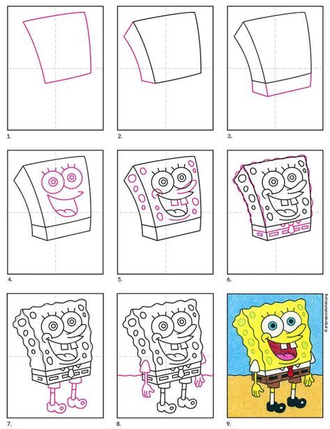 How To Draw Spongebob Drawing Spongebob Squarepants Drawing | Images ...