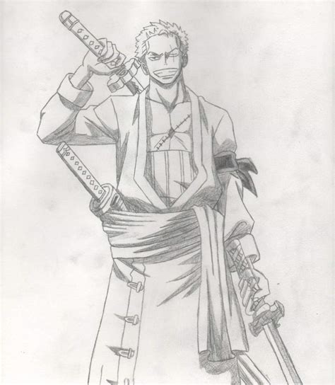 Roronoa Zoro One Piece Drawing Pencil - Jacqueline-Jia