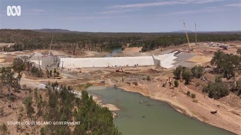 Rookwood Weir during construction - ABC News