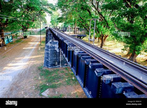 The Bridge of the River Kwai death railway bridge Tham krasae Stock ...