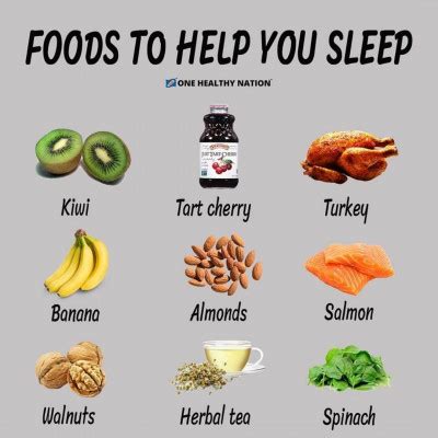 Foods that can help you to sleep better. | Pixstory