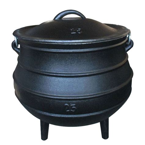 Outdoor Dutch Ovens Cast Iron BBQ-TORO Potjie #3 in Wood Box South ...