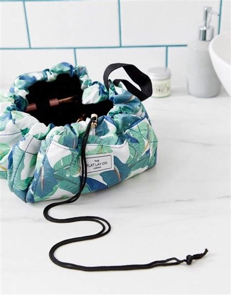 Flat Lay Company | Flat Lay Co drawstring make up bag in Tropical ...