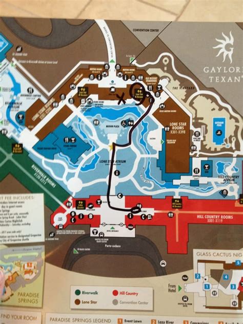 Gaylord Texan Resort Map