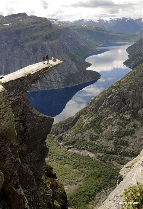 Yesterday I was on the "Trolltunga" Odda Norway. By Olav Lepsoe ...