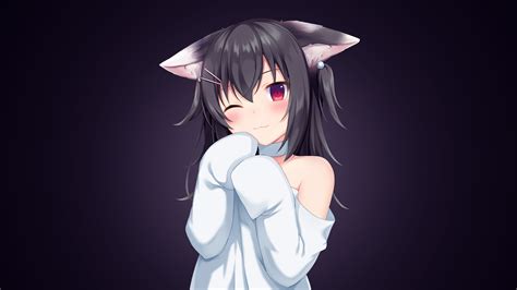 Anime Cute Cat Girl Wallpapers - Wallpaper Cave