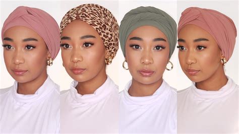 4 Easy Turban / Headwrap Tutorial (NO PINS) | Shes Mishka | South ...