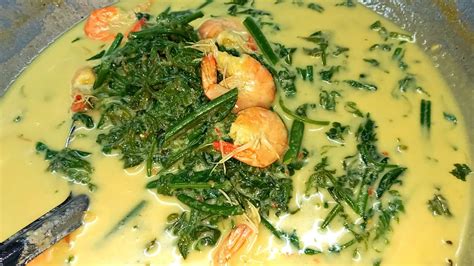 Masak Lemak Pucuk Paku Udang - pranploaty