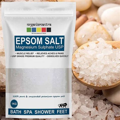 Epsom Salt (Magnesium Sulphate) For Relaxation And Pain Relief ...