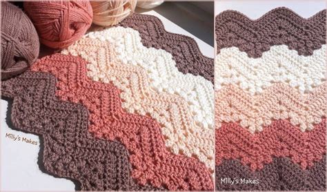 Elegant Ripple Blanket Crochet Patterns