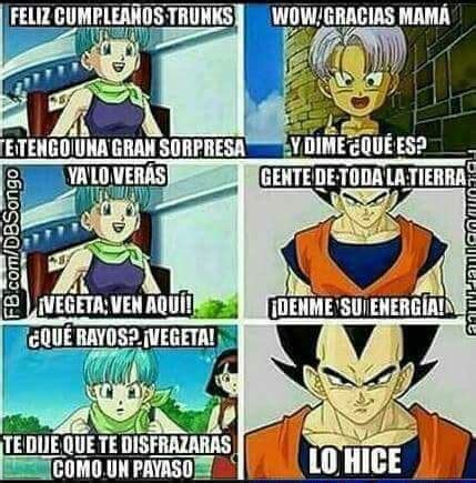 Se disfrazo de kakarotto (goku) - Meme by JuanN17 :) Memedroid