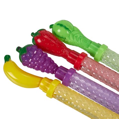 Juvale Bubble Wand Party Favors for Kids with Bubbles (24 Pack): Toys ...