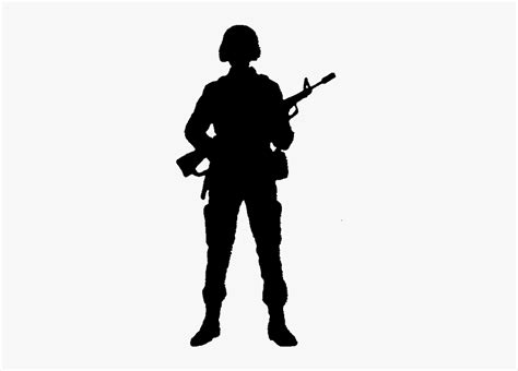 Military Soldier Silhouette Clip Art